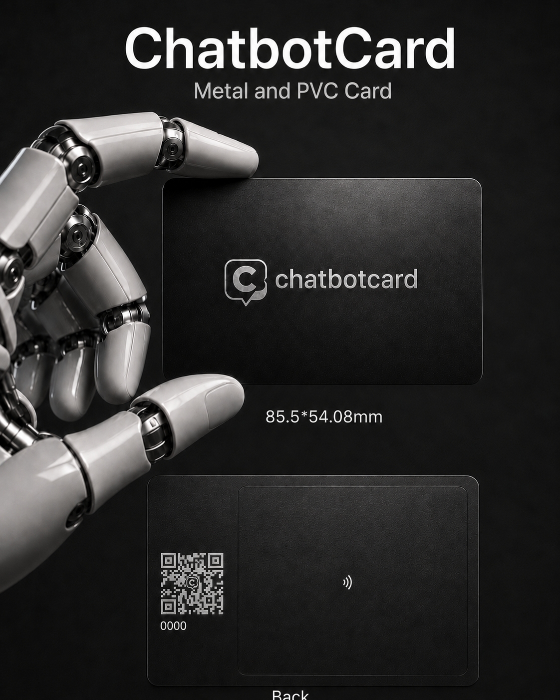 ChatBotCard NFC Metal Card