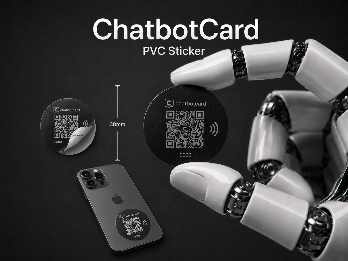 ChatBotCard NFC Sticker